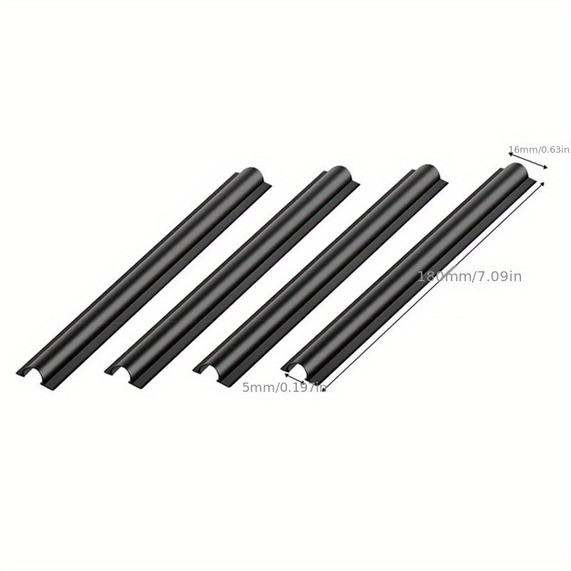 4Pc Sleek Car Cable Organizer Kit Universal Sleeves for a Neat Damage-Free SUV