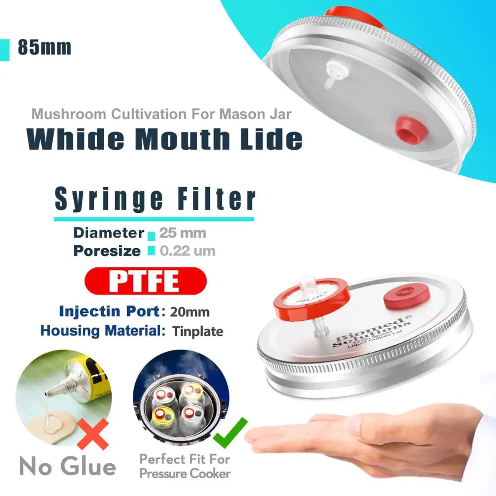 NEW 6pcs Liquid Culture Lids Premium Quality Replacement Accessory
