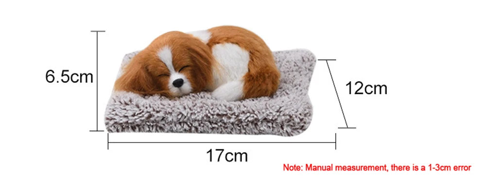 Car Dashboard Ornaments Decor Cute Simulation Plush Cats Dogs Toy Automobiles Premium Automotive Accessory