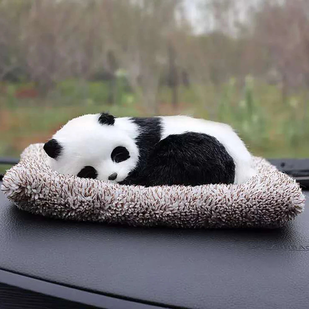 Car Dashboard Ornaments Decor Cute Simulation Plush Cats Dogs Toy Automobiles Premium Automotive Accessory