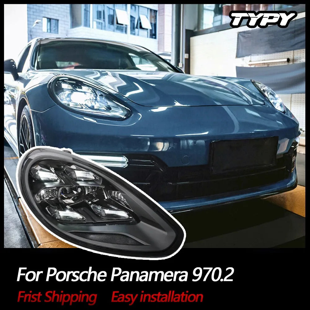 For Porsche Panamera 2014-2017 970.2 Matrix LED Headlights Upgrade DRL Lamps