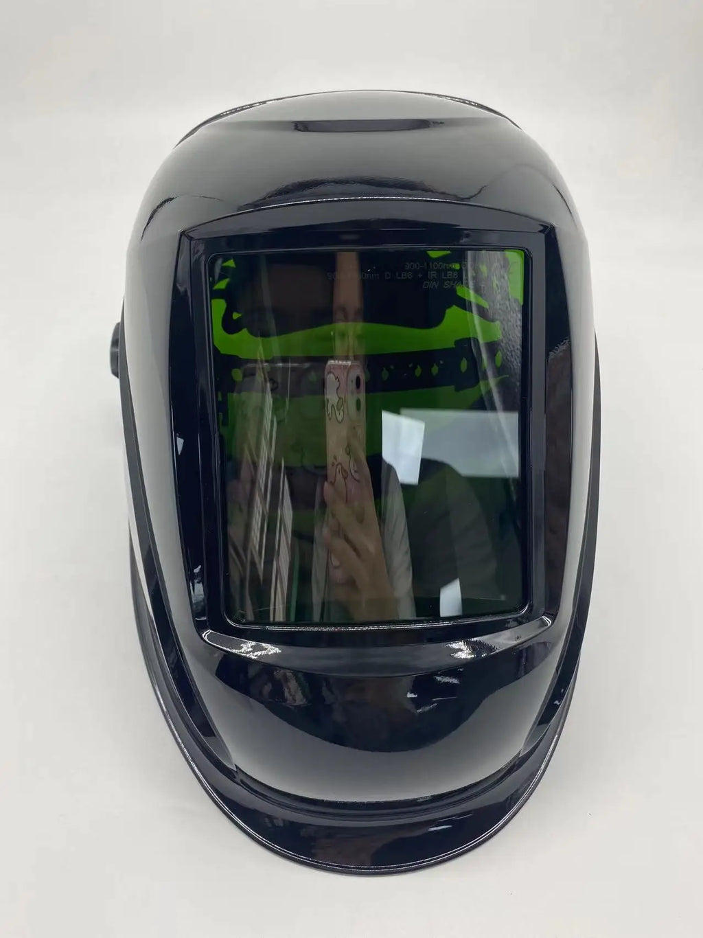 Welding Helmet Auto Darkening Fiberglass Welders Helmet Large Screen 180 View Electric Welding Helmet