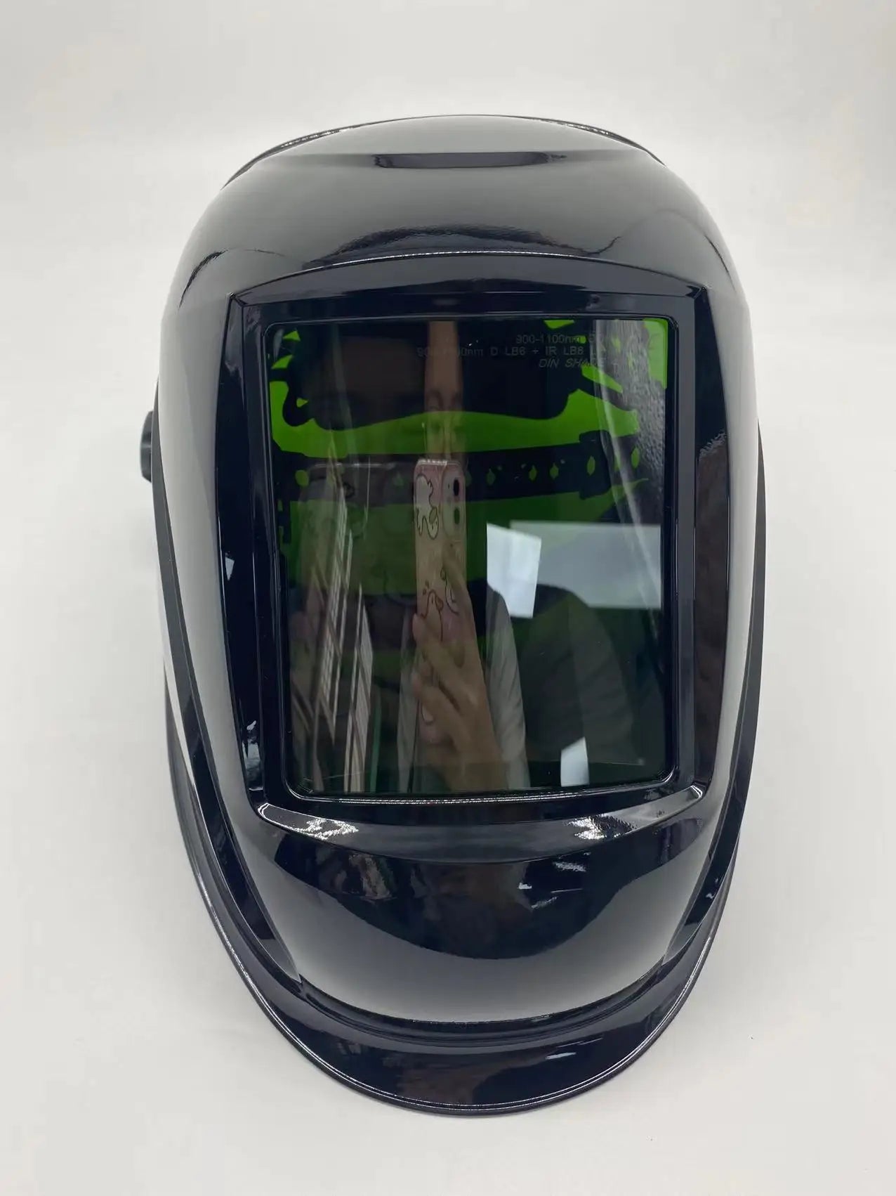 Welding Helmet Auto Darkening Fiberglass Welders Helmet Large Screen 180 View Electric Welding Helmet