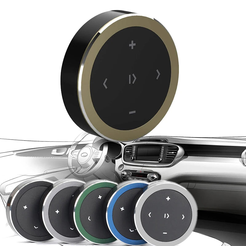 Steering Wheel Music Player Wireless Bluetooth Remote Control Media Button