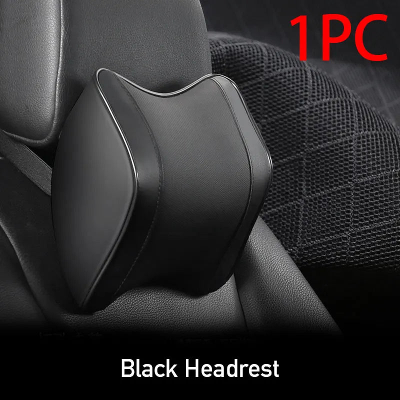 Car Headrest Pillow Interior Auto Neck Head Protector Cushion Waist Support