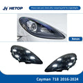 HETOP Cayman 718 Headlights 2016-2024 Single Color 982 982C Upgrade Modified LED DRL Head Lamp Plug and Play for Porsche
