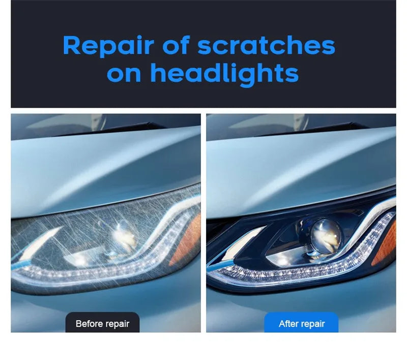 Car Headlight Polishing Liquid Polymer Car Headlamp Renovation Restoration Cleaning Agent 800G/200ml/100ml Auto Repair Products