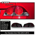 TYPY for for FD2 2012-2015 LED Taillight & DRL Smoke/Tinted Lens 25W 4000 Lumens 3000K