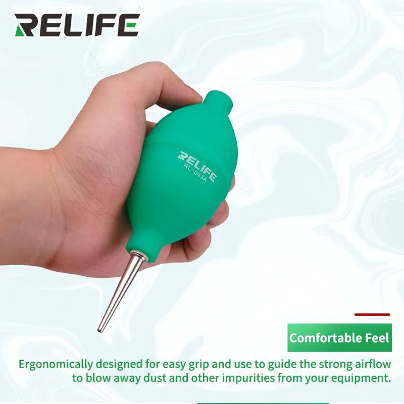 RELIFE 2in1 Phone Repair Dust Cleaner Air Blower Ball Cleaning Pen for Phone PCB  PC Keyboard Dust Removing Camera Lens Cleaning