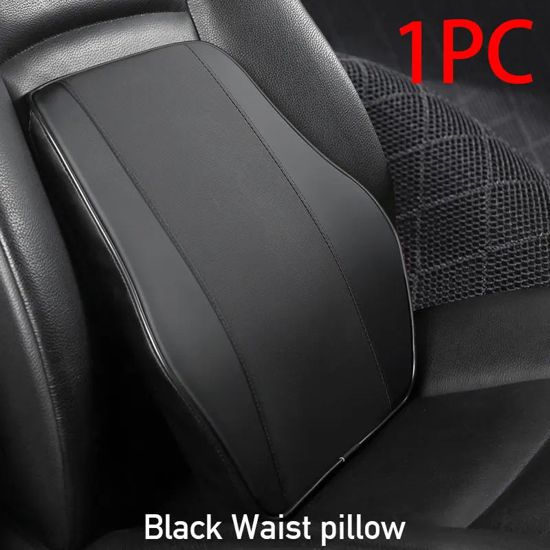 Car Headrest Pillow Interior Auto Neck Head Protector Cushion Waist Support
