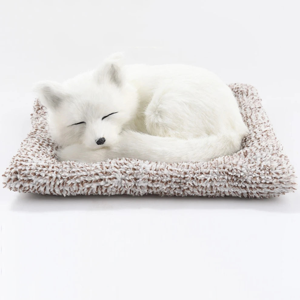 Car Dashboard Ornaments Decor Cute Simulation Plush Cats Dogs Toy Automobiles Premium Automotive Accessory
