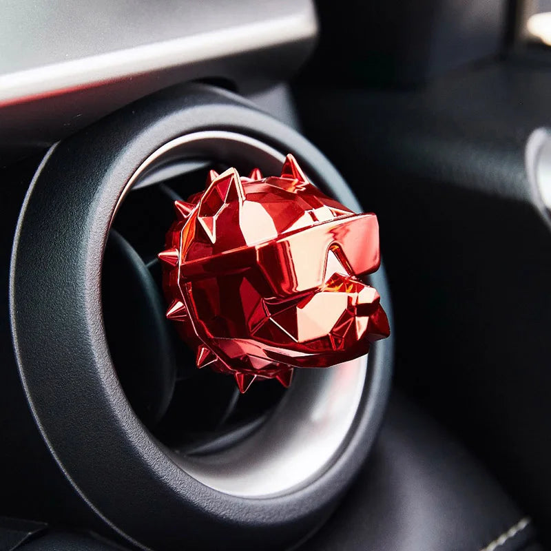 NO PERFUME Bulldog Air Freshener Car Decoration Auto Geur Clip Waterproof Mat