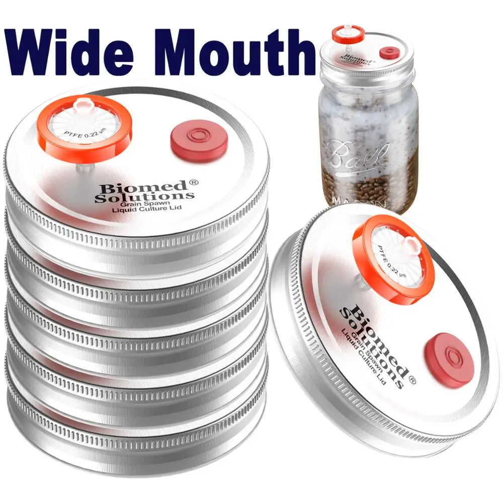 NEW 6pcs Liquid Culture Lids Premium Quality Replacement Accessory