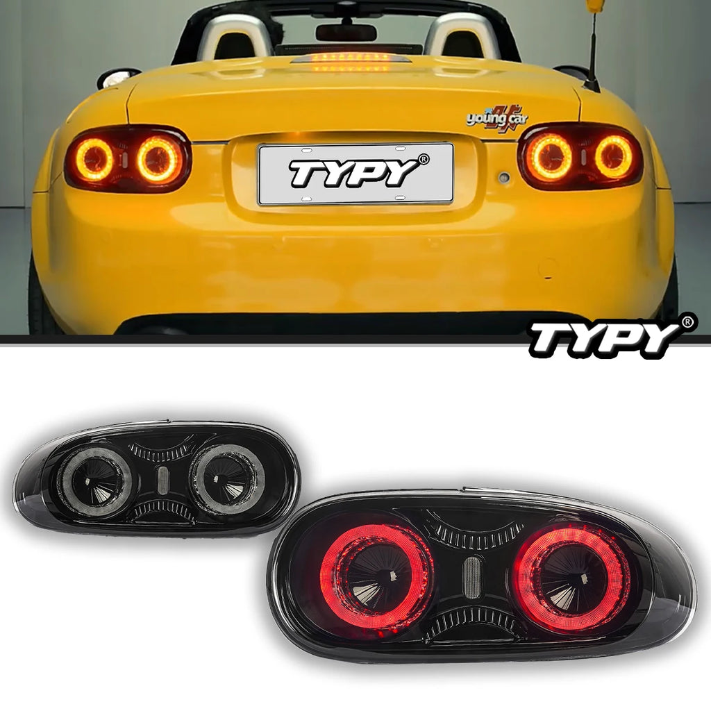 TYPY Car Lights for Mazda MX-5 (NC2) (NC3) Taillight 2009-2015 LED Projetor Tail Lamp Daytime Running Light Auto Accessories