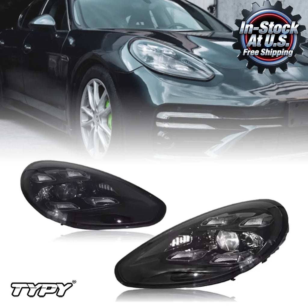 For Porsche Panamera 2014-2017 970.2 Matrix LED Headlights Upgrade DRL Lamps