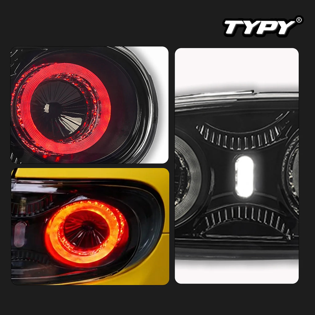 TYPY Car Lights for Mazda MX-5 (NC2) (NC3) Taillight 2009-2015 LED Projetor Tail Lamp Daytime Running Light Auto Accessories