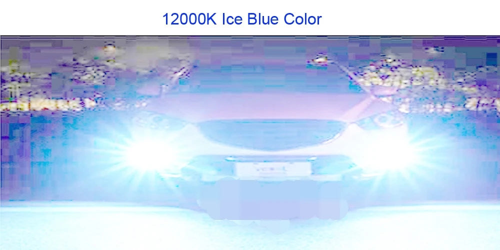 2Pcs H7 H1 H8 H9 H11 9005 9006 LED Bulbs HB3 HB4 CSP LED Super Bright Headlight DRL Lamp 6000K White 3000K Yellow 12000K Blue