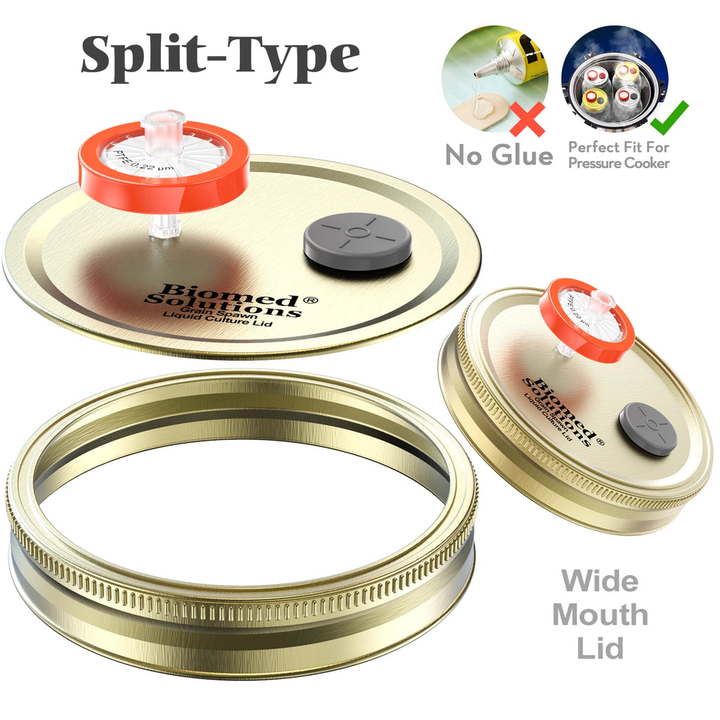 NEW 6pcs Liquid Culture Lids Premium Quality Replacement Accessory