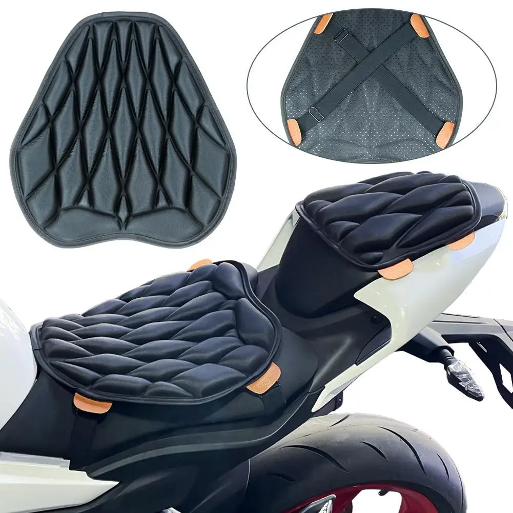 Motorcycle Seat Cover 3D Comfort Air EVA Cushion Waterproof UV Heat Interior