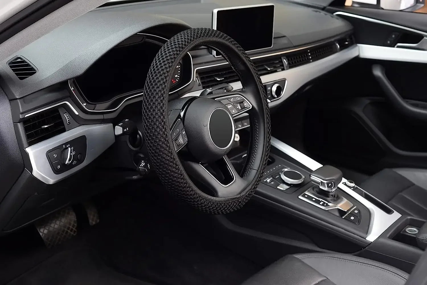 Elastic Elastic Steering Wheel Cover, Warm in Winter, Cool in Summer, Universal