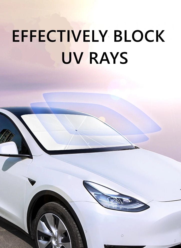 car sunshade car sunshade retractable sunscreen heat insulation front windshield