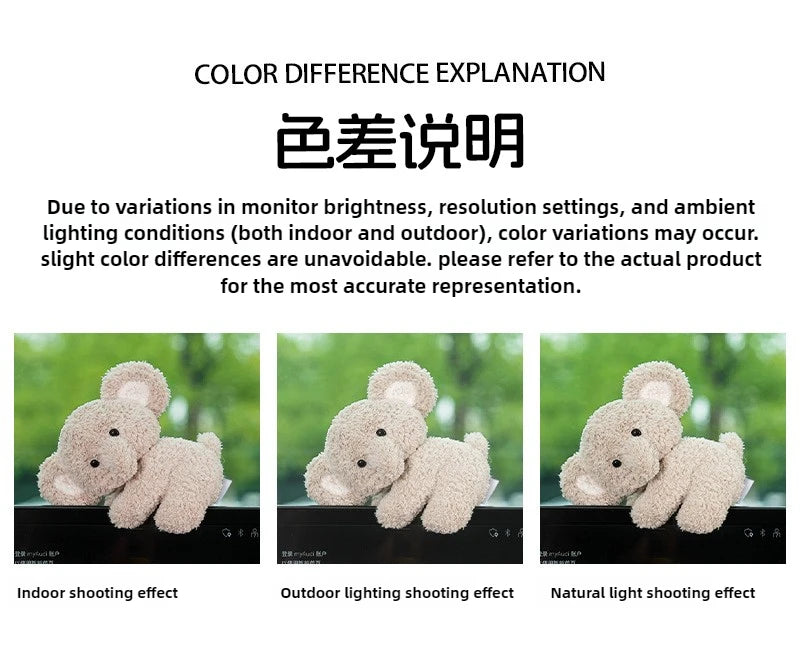 Cute Car Dashboard Ornament Creative Stress Relief Decor Auto Interior Display Premium Automotive Accessory