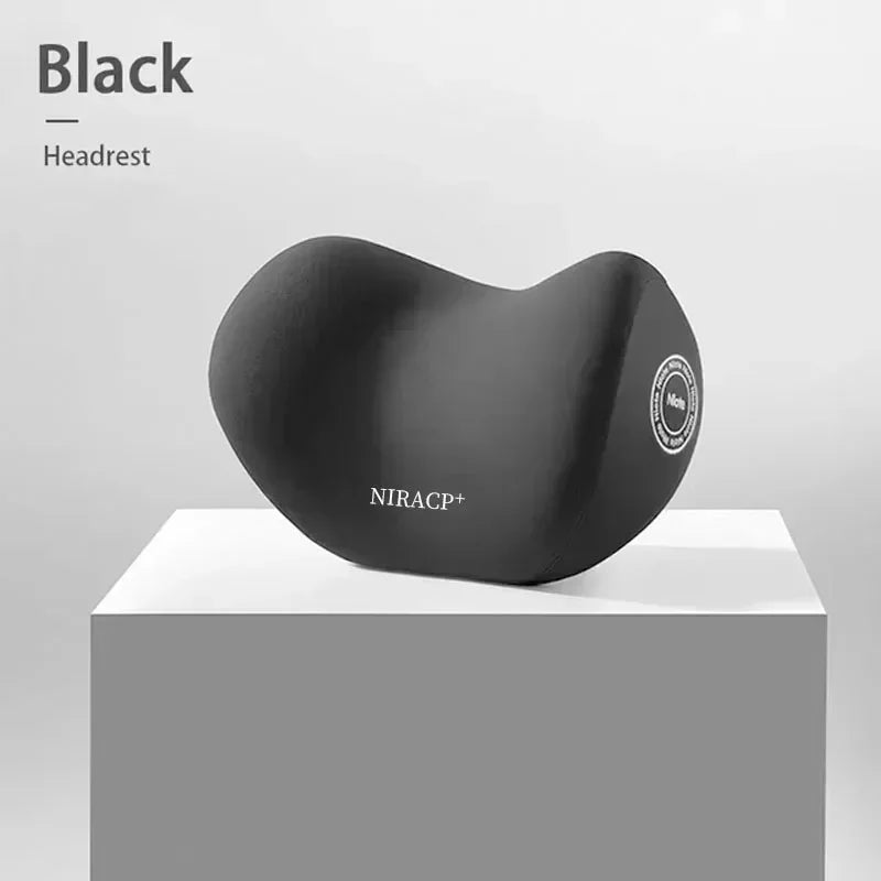 Ergonomic Car Headrest and Lumbar Support Set Memory Foam Neck Cushion Interior