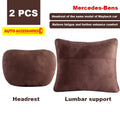 Car Headrest Neck Support Seat Maybach Design S Class Soft Universal Interior