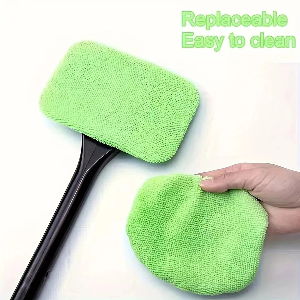 Car Window Cleaner Brush Kit Windshield Cleaning Wash Tool Inside Interior Auto Premium Automotive Accessory