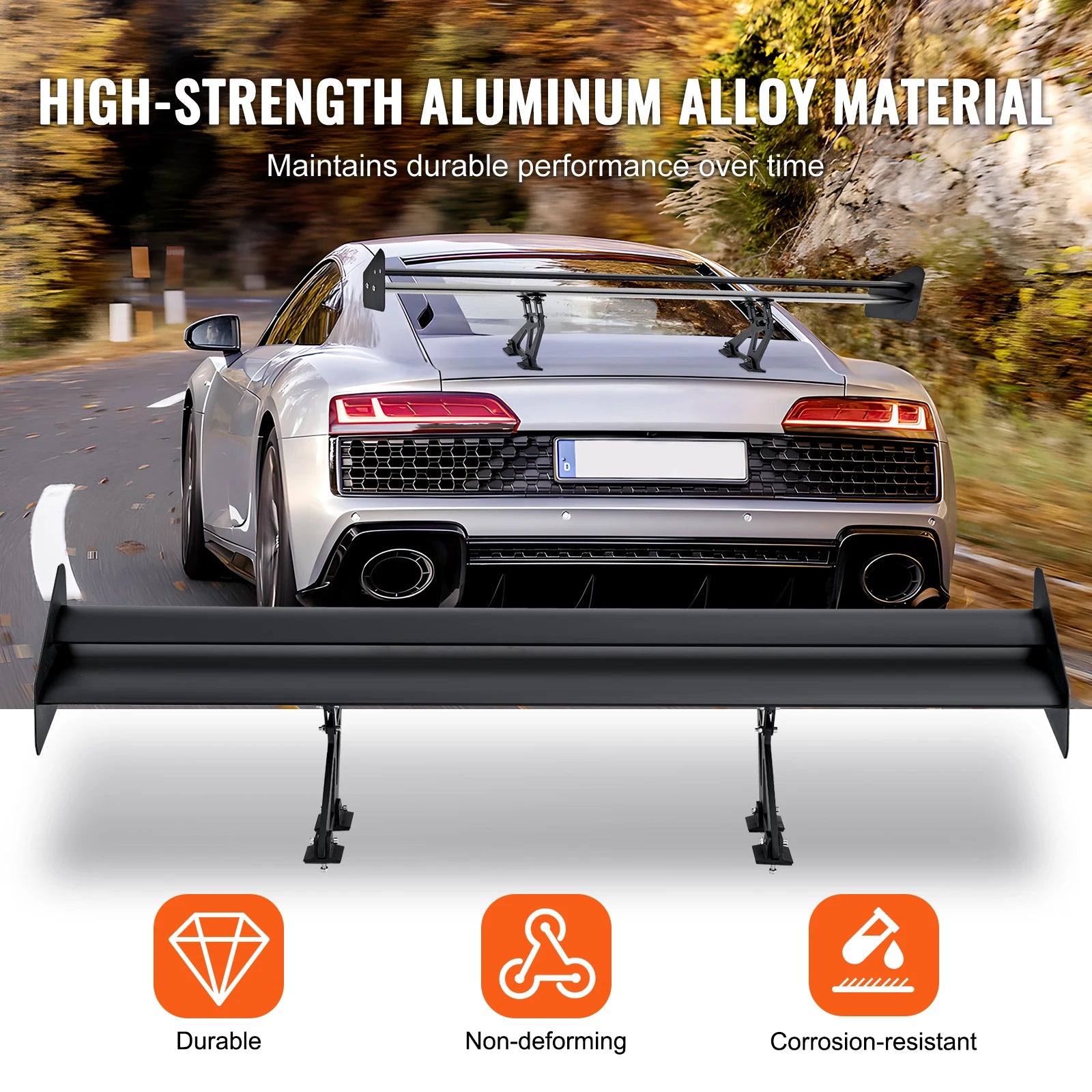 SucceBuy GT Wing Car Spoiler US Shipping Universal Spoiler with Double Deck Car