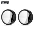 360 Degree Adjustable Blind Spot Mirror Car Auxiliary Rearview Convex Round Premium Automotive Accessory