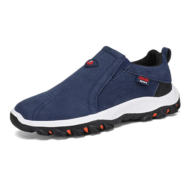 Men's non-slip casual sports shoes wear-resistant hiking shoes Outdoor fashion comfortable flat walking shoes for men