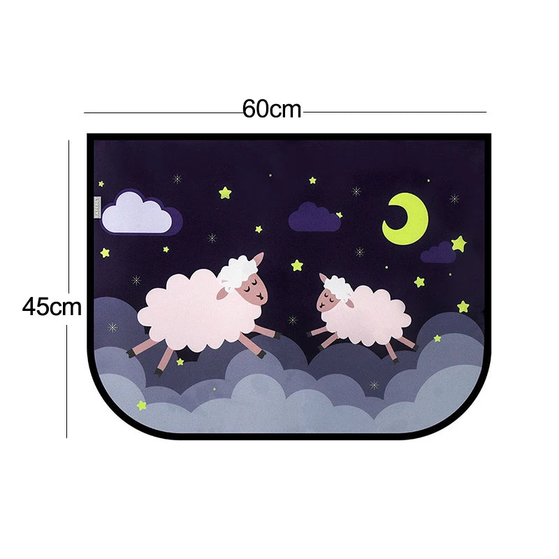 Universal Car Sun Shade Cover UV Protect Curtain Side Window Sunshade Cover