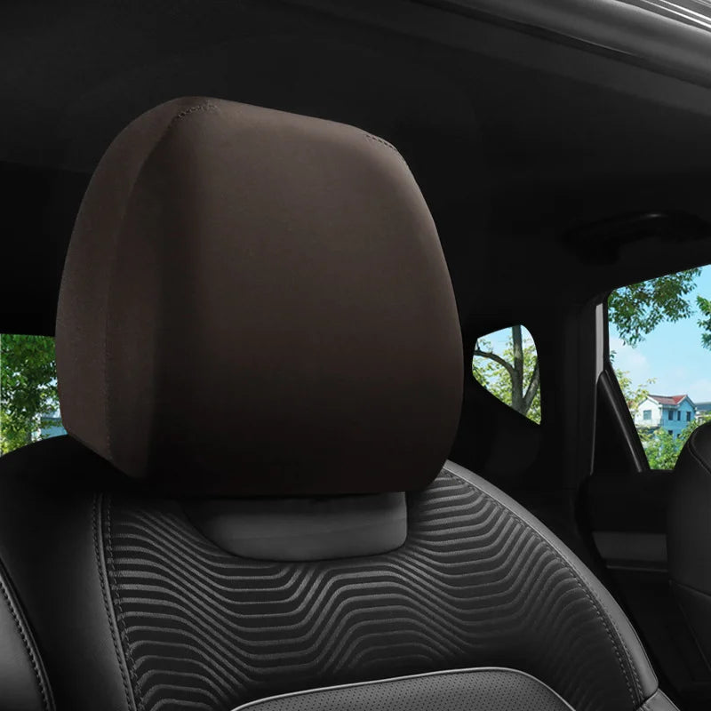 1PC Car Seat Headrest Cover Anti-Dirty Elastic Protective Interior Protector
