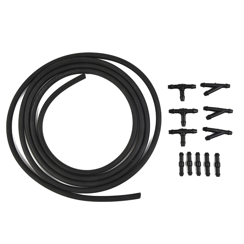 2m Car Windshield Wipers Washer Hose Automotive Wiper Blade Pipe Jet Spray Premium Automotive Accessory