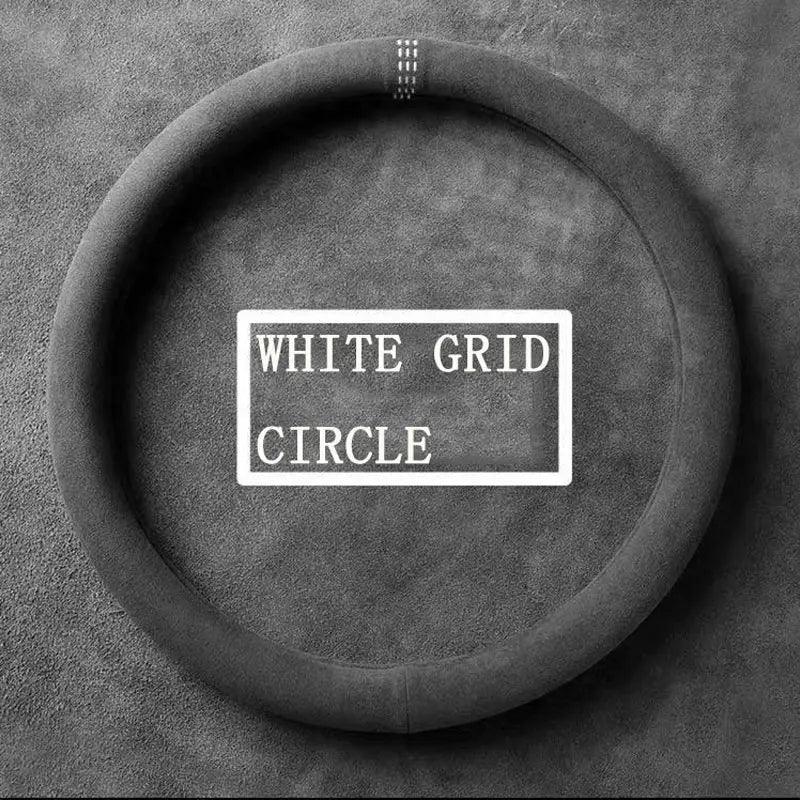 Steering Wheel Cover, Ultra-thin, Non-slip, D-shaped Round, Breathable