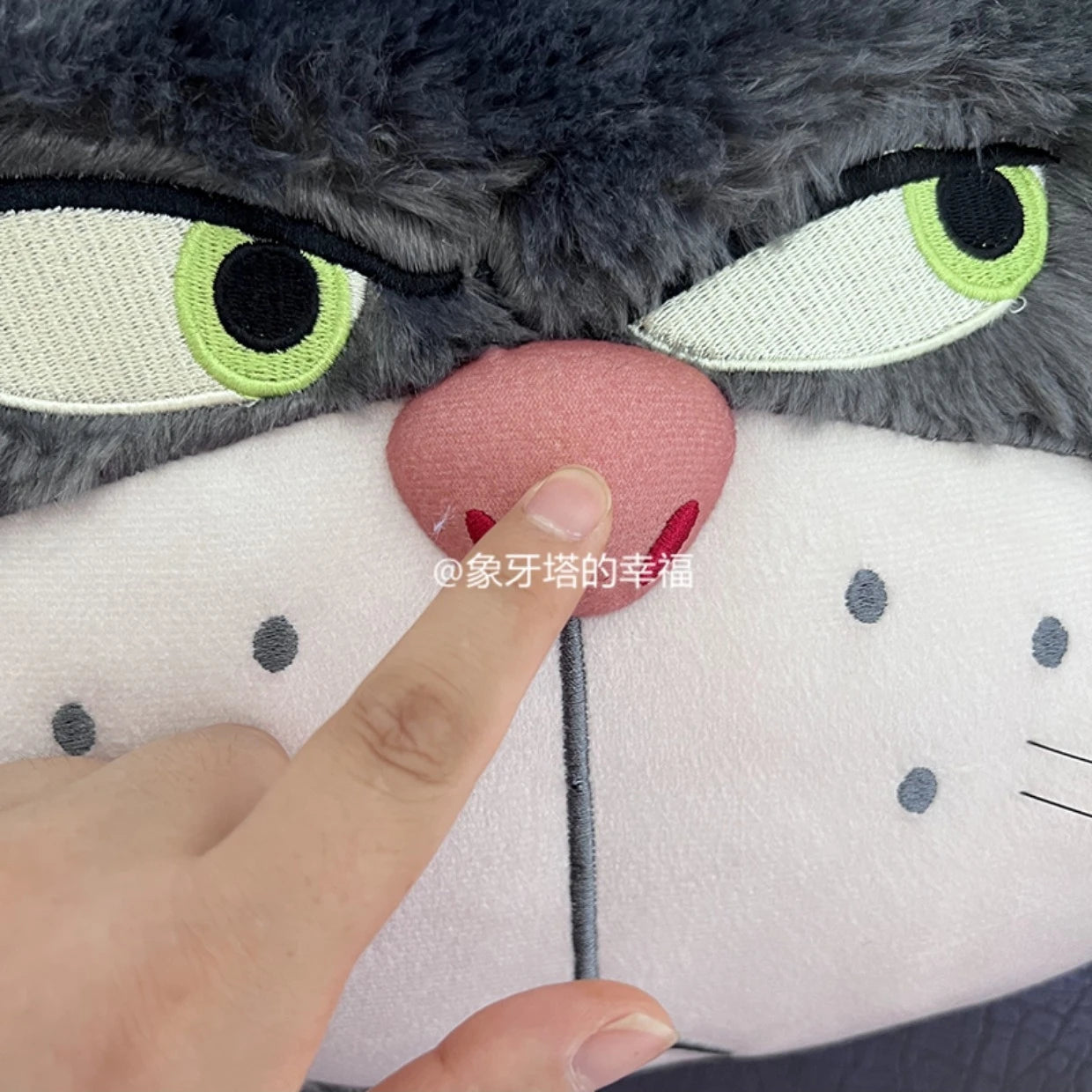 Cute Lucifer Cat Headrest Seat Belt Cover Cartoon Stuffed Anime Cinderella Bad