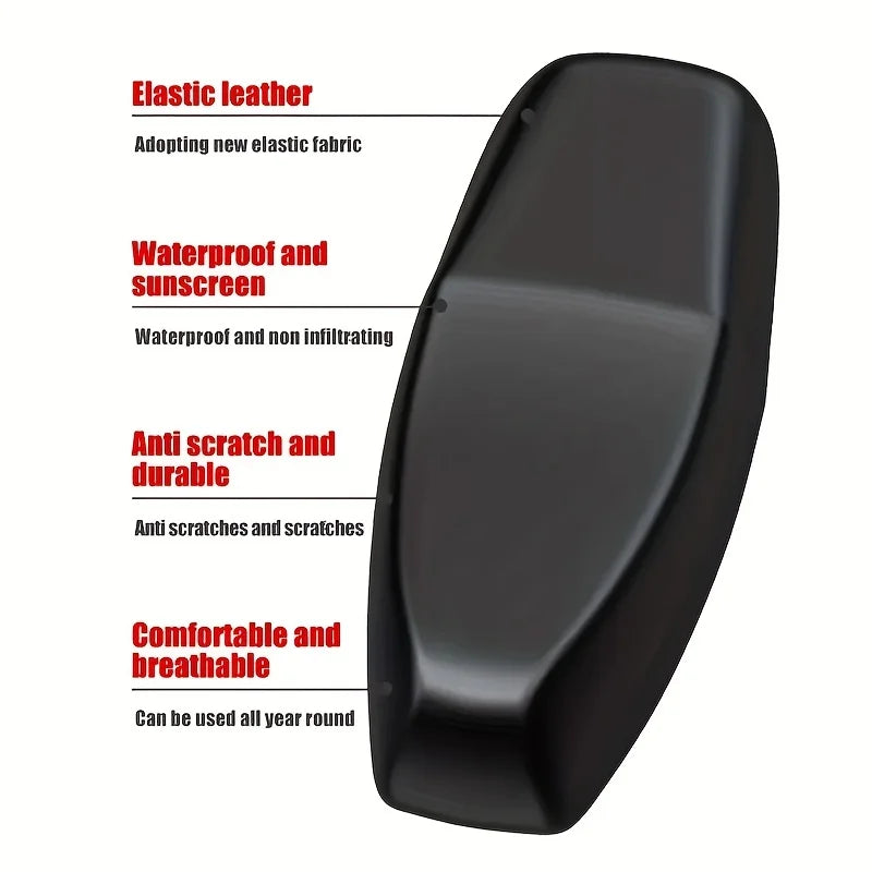 1 pc Motorcycle Black Seat Cover Waterproof Dustproof Rainproof Motorbike Scoote