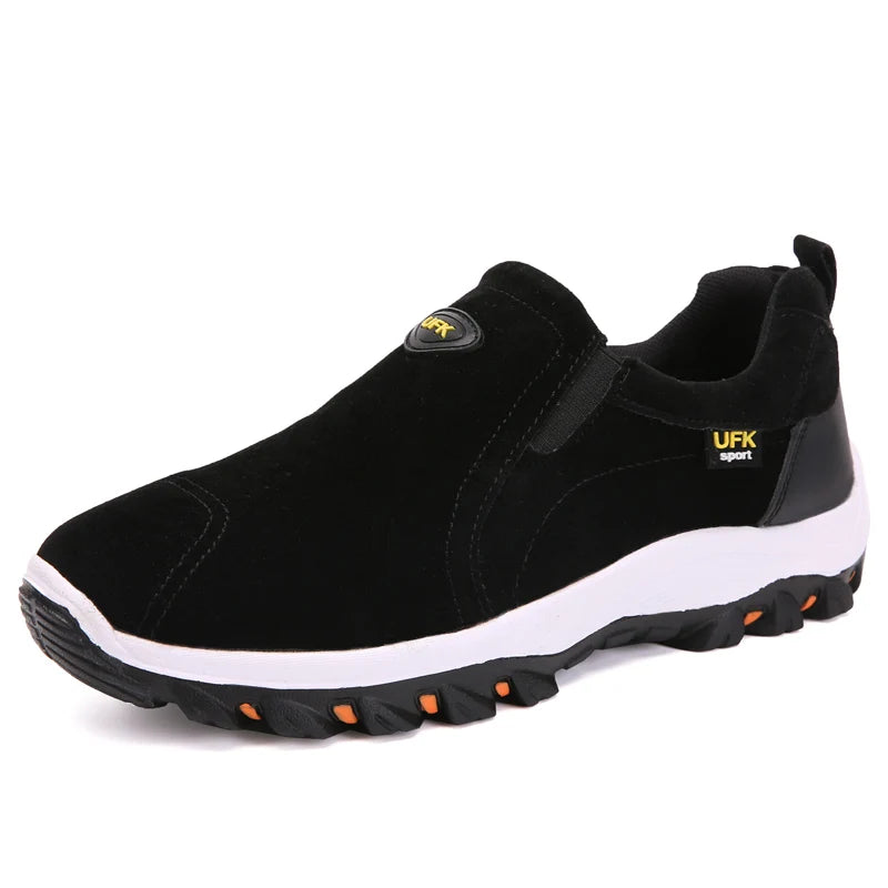 Men's non-slip casual sports shoes wear-resistant hiking shoes Outdoor fashion comfortable flat walking shoes for men