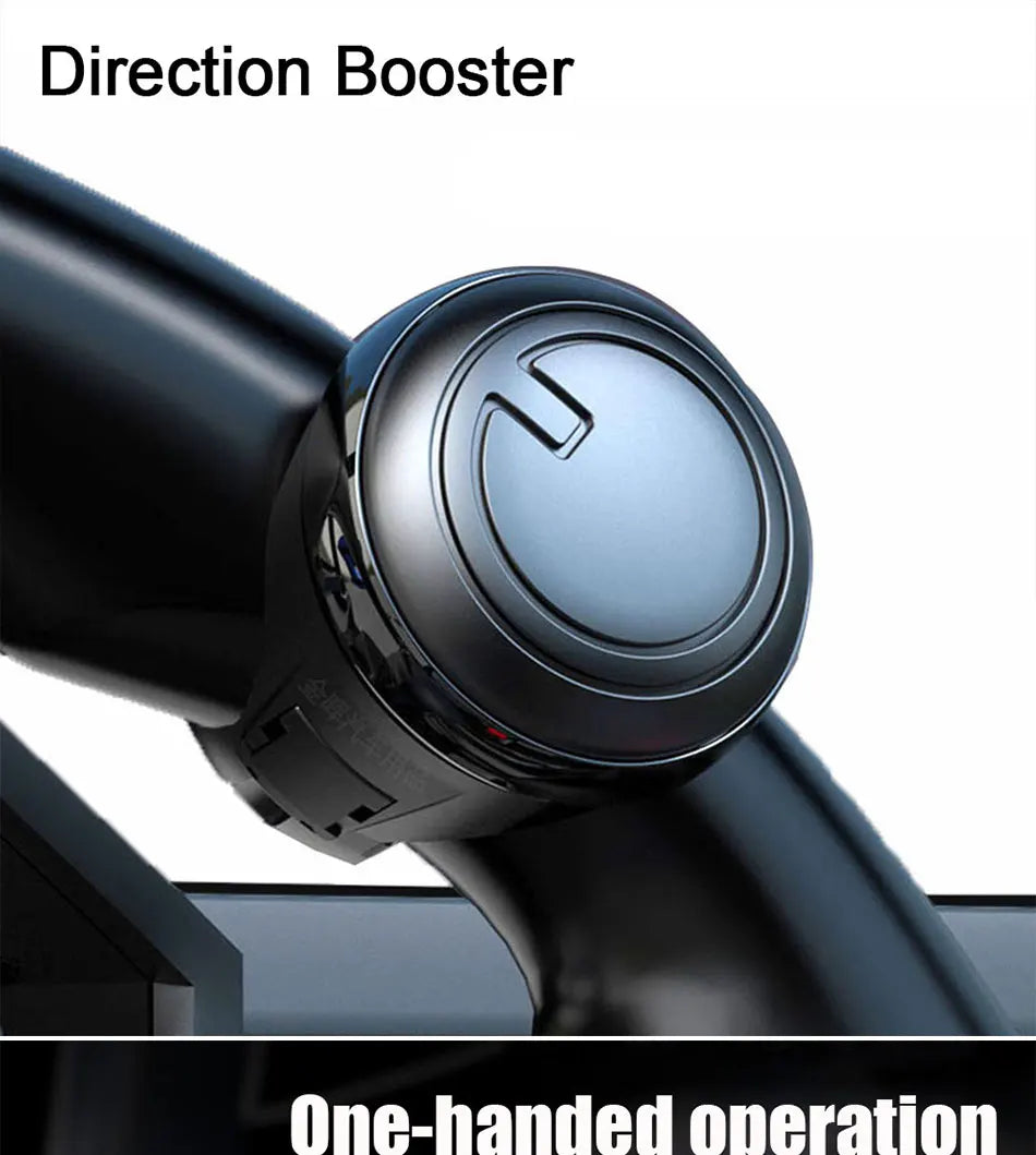 Car Steering Wheel Rotary Knob 360 Degree Rotation Metal Bearing Electric Handle