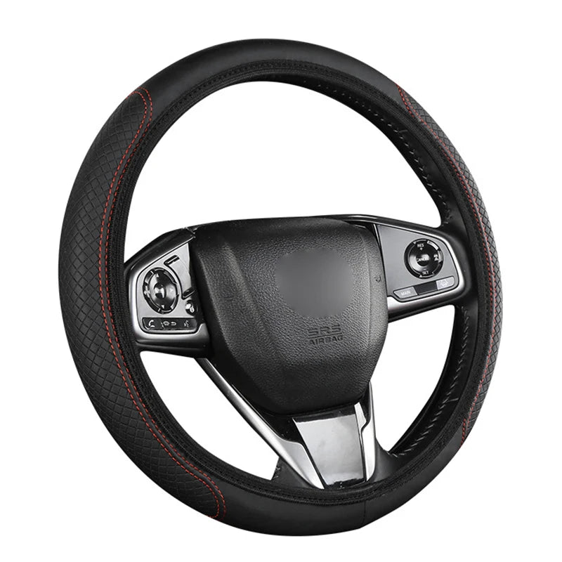 Full-Wrapped Car Steering Wheel Cover Anti-Slip Wear-Resistant Steering Wheel