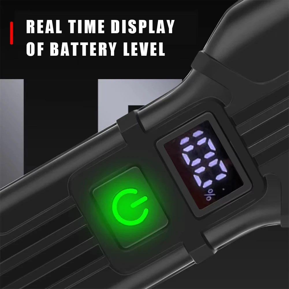 Bicycle Front Rear Light 1800mAh LED Bike Light 6500K Bike Head Lamp Flashlight 360 Rotation 500LM with Horn Bicycle Accessories