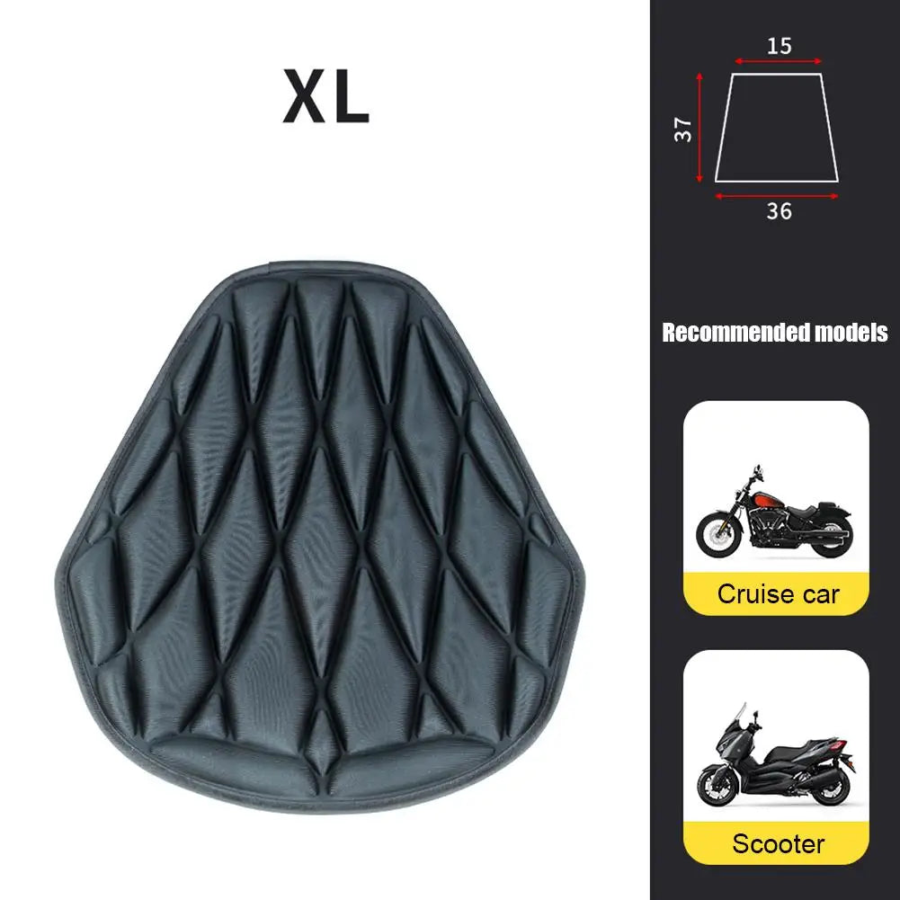 Motorcycle Seat Cover 3D Comfort Air EVA Cushion Waterproof UV Heat Interior
