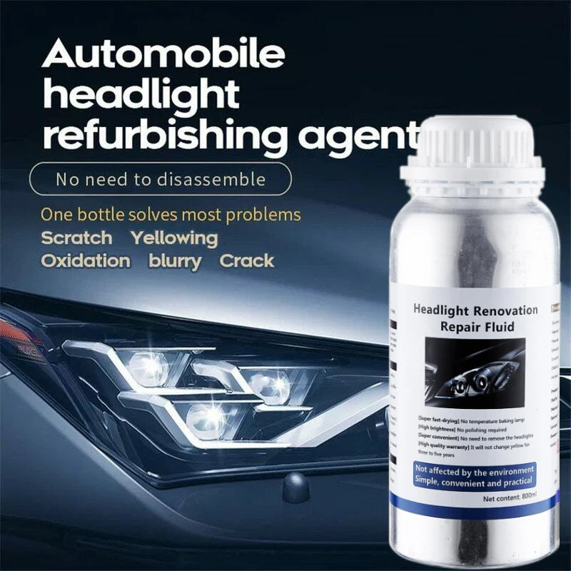 Car Headlight Repair Liquid Car Headlamp Renovation Restoration Cleaning Car Headlight Liquid Polymer Polish Auto Part headlight