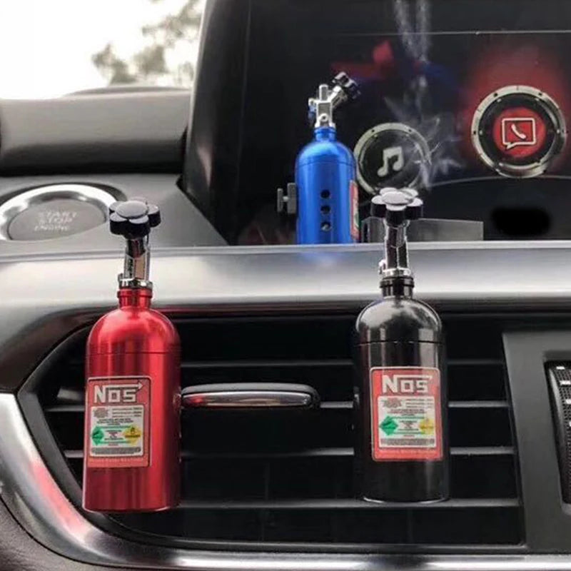 Car Air Freshener NOS Nitrogen Bottle Vent Aromatherapy Auto Aroma Flavoring SUV