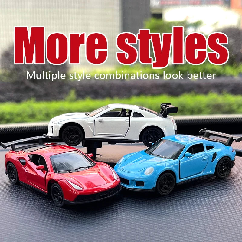 Drift Car dashboard toy model swing turning cool sports race auto ornaments Premium Automotive Accessory