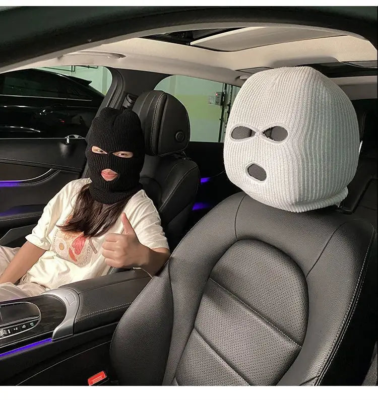 1/2pcs General Motors Headrest Seat Cover Interior Protector Auto Vehicle