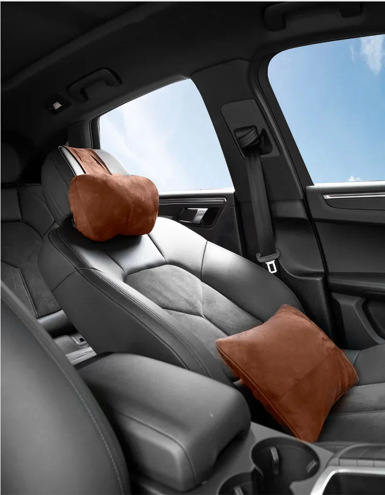 Car Headrest Neck Support Seat Maybach Design S Class Soft Universal Interior