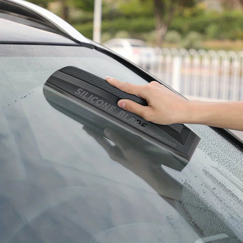 Non-Scratch Soft Silicone Handy Squeegee Car Wrap Tools Water Window Wiper Premium Automotive Accessory