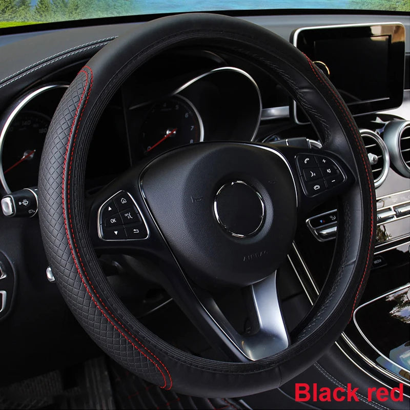 37-39CM Steering Wheel Cover Anti Slip Breathable Steering Cover Universal
